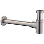 Wiesbaden Star Sifon - Laag - 5/4inch x 32mm - Geborsteld, Doe-het-zelf en Verbouw, Sanitair, Ophalen of Verzenden, Nieuw