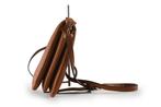 Laurent David Schoudertassen in maat standaard Cognac | 10%, Sieraden, Tassen en Uiterlijk, Tassen | Damestassen, Verzenden, Zo goed als nieuw