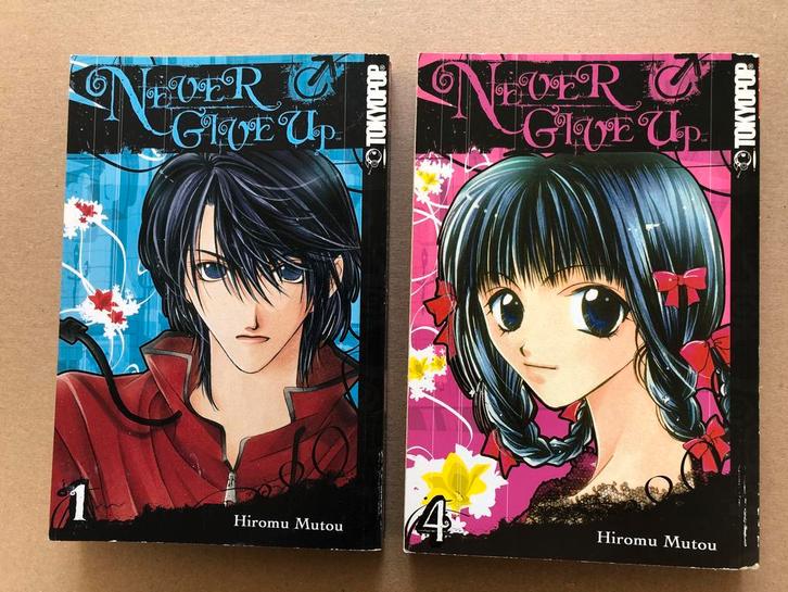 Manga - Hiromu Mutou - Never Give Up - delen 1 en 4 - nieuws, Boeken, Strips | Comics, Japan (Manga), Zo goed als nieuw, Meerdere comics