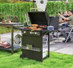 TRUUSK Gasgrill 9,5 KW Grillwagen Inkl 4 Brenner Seitenkoche, Verzenden, Nieuw, TRUUSK