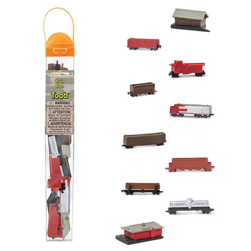Speelfiguren Trein Toob - Safari Ltd 10 stuks, Kinderen en Baby's, Speelgoed | Overig