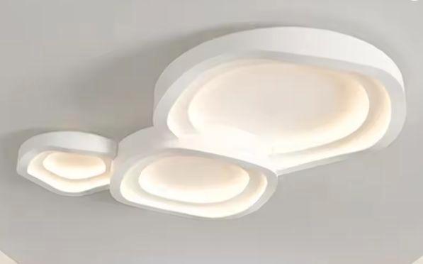 Minimalistische Witte LED Plafondlamp – Modern Design, Huis en Inrichting, Lampen | Plafondlampen, Nieuw, Verzenden