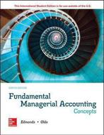 ISE Fundamental Managerial Accounting Concepts 9781260565485, Zo goed als nieuw, Verzenden