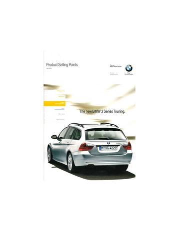 2005 BMW 3 SERIE TOURING PRODUCT BEARGUMENTATIE BROCHURE beschikbaar voor biedingen