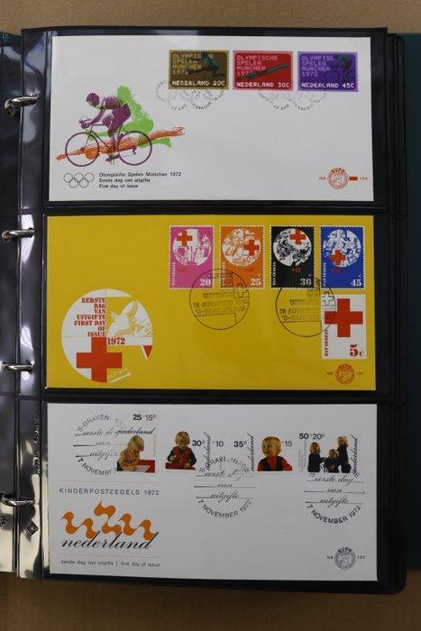 Nederland 1972/2010 - Complete collectie FDCs in 6, Postzegels en Munten, Postzegels | Nederland
