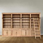 Boekenkast Melena del Sur - 400x43x240H cm - Eiken - met