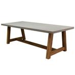 Veltis dining tuintafel betonlook 250x100xH77 cm, Tuin en Terras, Ophalen of Verzenden, Nieuw