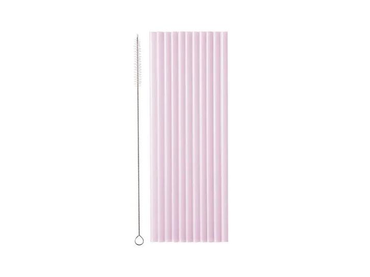 Plastic Rietjes Violet Herbruikbaar 23cm (12st), Hobby en Vrije tijd, Feestartikelen, Nieuw, Ophalen of Verzenden