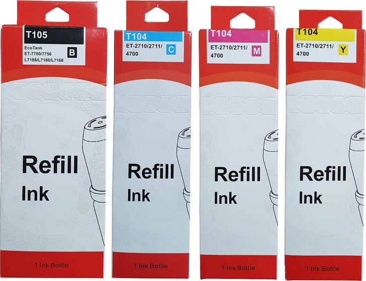 Huismerk Epson 105/106 EcoTank voordeelset, Computers en Software, Printerbenodigdheden, Nieuw, Verzenden