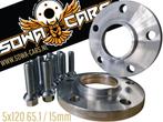 Spacers 15mm VW T5 T6 T6.1 5x120 65,1 Spoorverbreders, Verzenden