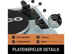 Lenco LS-440BUBG - Platenspeler met Bluetooth - 4 Speakers, Audio, Tv en Foto, Luidsprekers, Verzenden, Zo goed als nieuw