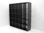 Open boekenkast Kallax - zwartbruin - 182x182x39cm - 25, Ophalen of Verzenden, Gebruikt