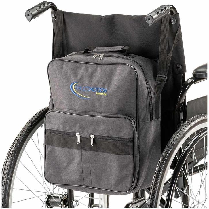 Standaard rolstoeltas donkergrijs | MultiMotion | Tas achter, Diversen, Rolstoelen, Ophalen of Verzenden