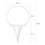 Solar prik- en tafellamp Comet op zonne-energie - 20 leds, Tuin en Terras, Buitenverlichting, Nieuw, Minder dan 50 watt, Glas