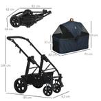 TRUUSK Hondenbuggy 2 In 1 Design, Hondentas, Opvouwbaar, Don, Dieren en Toebehoren, Honden-accessoires, Verzenden, Nieuw