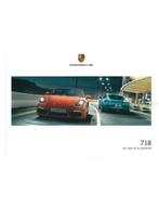 2018 PORSCHE 718 BOXSTER | 718 CAYMAN HARDCOVER BROCHURE, Boeken, Auto's | Folders en Tijdschriften, Nieuw, Porsche, Author