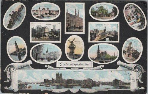 AMSTERDAM - Meerluik Groeten uit Amsterdam, Verzamelen, Ansichtkaarten | Nederland, Verzenden