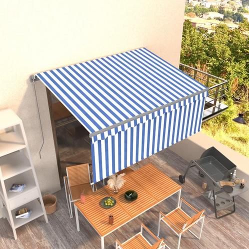 vidaXL Luifel handmatig uittrekbaar met rolgordijn 3,5x2,5 m, Tuin en Terras, Zonneschermen, Nieuw, Verzenden