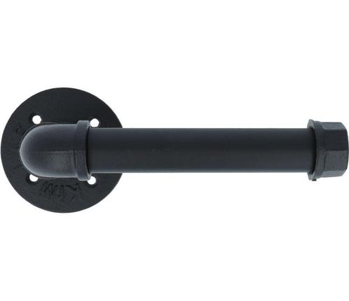 Toiletrolhouder ijzer zwart 185x85 mm, Huis en Inrichting, Badkamer | Badtextiel en Accessoires, Verzenden