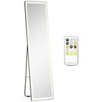 TRUUSK 2 In 1 LED-licht Vrijstaande Spiegel Aluminium Verste, Huis en Inrichting, Tafels | Kaptafels, Nieuw, Verzenden