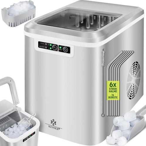 IJsblokjesmaker rvsl - ijsblokjes machine - 12 kg in 24 uur, Witgoed en Apparatuur, Keukenmixers, Verzenden
