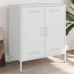 vidaXL Dressoir 68x39x79 cm staal wit, Huis en Inrichting, Kasten | Dressoirs, Verzenden, Nieuw, 50 tot 100 cm, Metaal