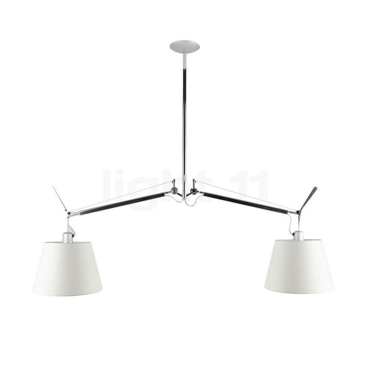 Artemide Tolomeo Sospensione Diffusore, satin - ø¸24 cm, Huis en Inrichting, Lampen | Hanglampen, Nieuw, Verzenden