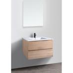 Badkamermeubel Casajoy Boston 80x46x55cm Eiken Met, Ophalen of Verzenden, Nieuw, Bad