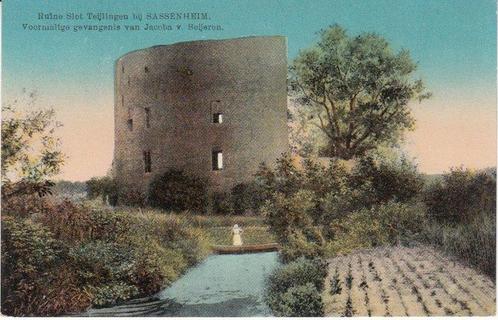 SASSENHEIM - Ruine Slot Teijlingen, Voormalige Gevangenis..., Verzamelen, Ansichtkaarten | Nederland, Verzenden