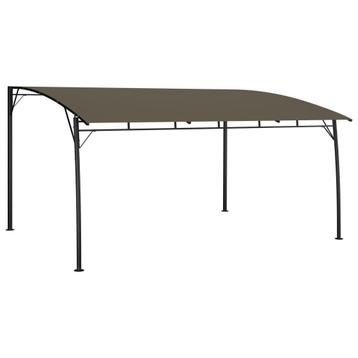 vidaXL Zonneluifel 4x3 Taupe - Retourdeal - Ideaal Tuinfe... beschikbaar voor biedingen