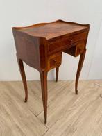 Schrijftafel - Rozenhout, Citroenhout - Ladydesk, Antiek en Kunst