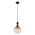 Hanglamp ALADDIN 23.0 cm 1-lichts Zwart, Smoked, Ophalen of Verzenden, Nieuw, Metaal, 75 cm of meer