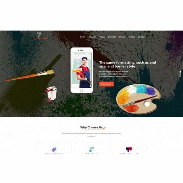 Painter Website - HTML Template, Computers en Software, Educatie- en Cursussoftware