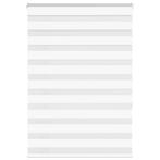 vidaXL Zebra rolgordijn 110x150 cm stofbreedte 105,9cm, Verzenden, Nieuw, Wit