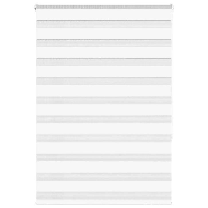 vidaXL Zebra rolgordijn 110x150 cm stofbreedte 105,9cm, Huis en Inrichting, Stoffering | Gordijnen en Lamellen, Wit, Nieuw, Verzenden