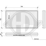 BINNENFILTER VOOR BMW 5 E60/E61 2003-2010 64316935822, Auto-onderdelen, Ophalen of Verzenden, Nieuw