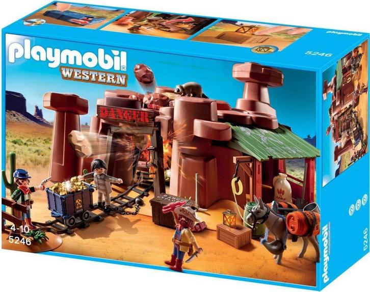 Playmobil Western Goudmijn - 5246 (Nieuw), Kinderen en Baby's, Speelgoed | Playmobil, Nieuw, Verzenden