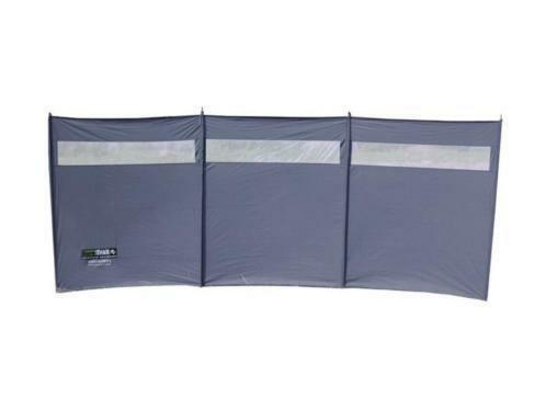 Eurotrail Windscherm 375 X 150 Met Ramen katoen-polyester, Caravans en Kamperen, Kampeeraccessoires, Nieuw