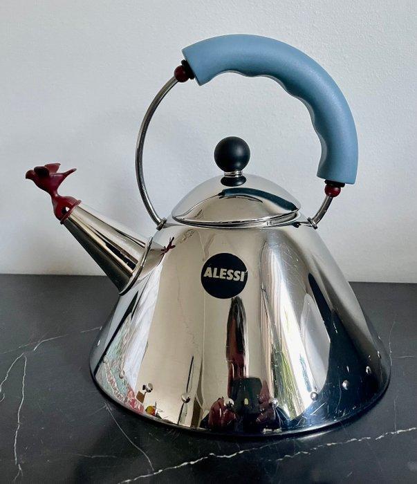 Alessi - Michael Graves - Fluitketel - 9093 - Staal, Plastic, Antiek en Kunst, Antiek | Meubels | Stoelen en Banken