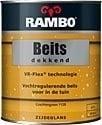 3 maal 0.75 liter RAMBO beits 1110 Cremewit (Dekkende beits), Doe-het-zelf en Verbouw, Verf, Beits en Lak, Beits, Beige, Nieuw