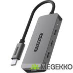 Sitecom USB-C to 4x USB-C 10Gbps Hub, Computers en Software, USB Sticks, Verzenden, Nieuw, Sitecom