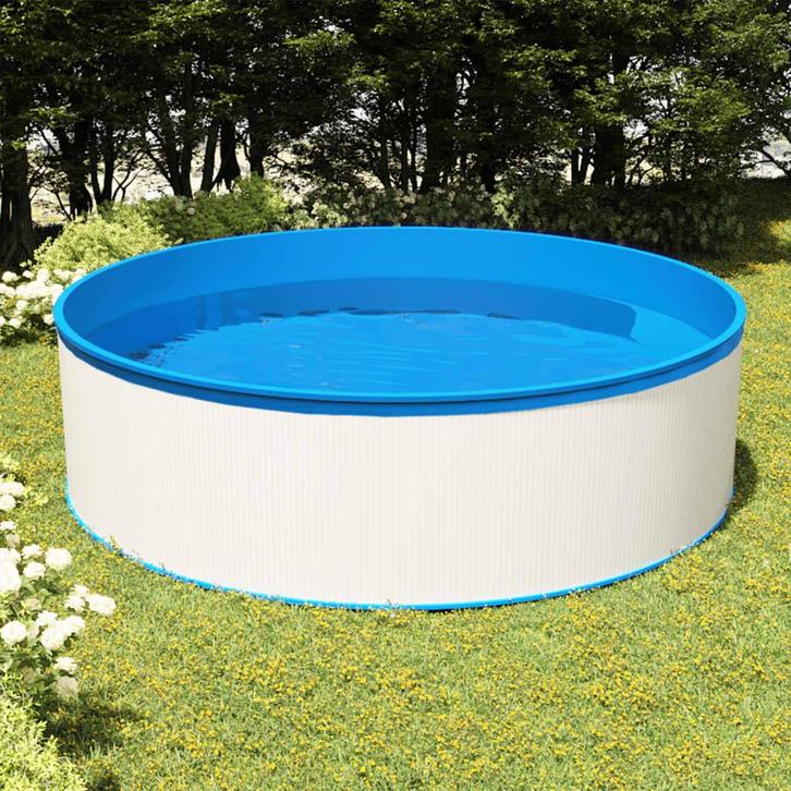 vidaXL Splasher pool met hangende skimmer en pomp 350x90 cm, Tuin en Terras, Zwembaden, Nieuw, Verzenden