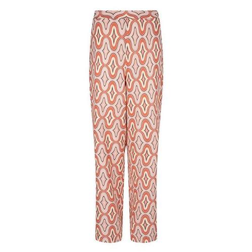-30% Esqualo  Esqualo Broek sp23-14042 print  maat 40, Kleding | Dames, Broeken en Pantalons, Nieuw, Verzenden