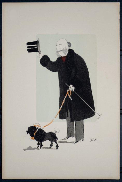 Georges Goursat, alias SEM (1863-1934) - Arthur Meyer, Antiek en Kunst, Kunst | Designobjecten