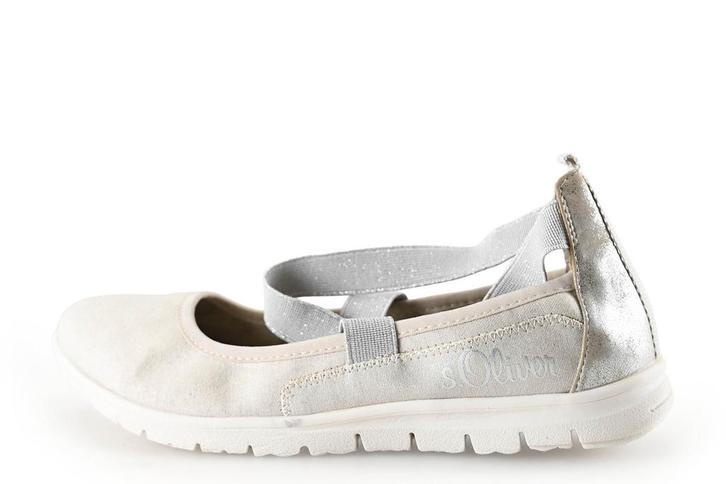 Soliver ballerinas in maat 39 Wit | 25% korting, Kleding | Dames, Schoenen, Wit, Zo goed als nieuw, Ballerina's, Verzenden