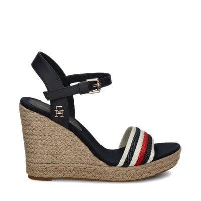 Tommy Hilfiger Sport Corporate Wedge sleehak voor dames, Kleding | Dames, Schoenen, Sandalen of Muiltjes, Blauw, Nieuw, Verzenden