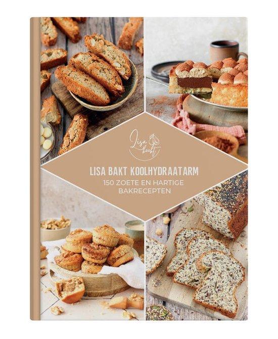 Lisa bakt koolhydraatarm - kookboek - 165 zoete en hartige, Boeken, Overige Boeken, Zo goed als nieuw, Verzenden