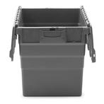 Distributiebak 600x400x416 mm Nestbaar Stapelbaar Grijs,, Ophalen of Verzenden