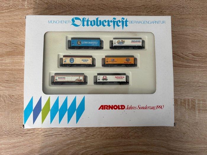 Arnold N - Modeltrein goederenwagonset (1), Hobby en Vrije tijd, Modeltreinen | N-Spoor