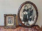 Fotolijst (2) - Hout - 2 antieke,florale lijsten, Antiek en Kunst, Curiosa en Brocante
